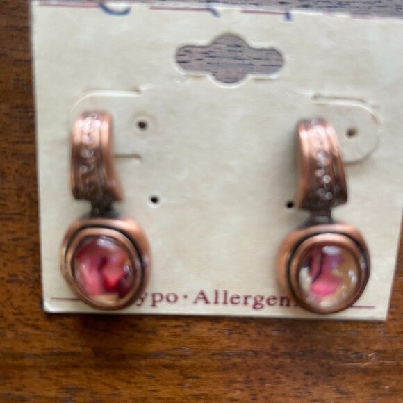 Bundle 3/$12. Copper Colored Drop Earrings - Picture 1 of 2